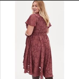 Torrid faux wrap dress w/ pockets